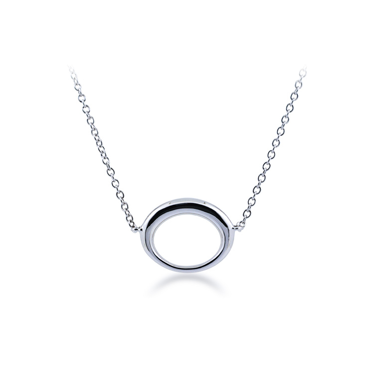 925純銀「零」套鍊 (16吋+5公分延長鍊)-SNS0001