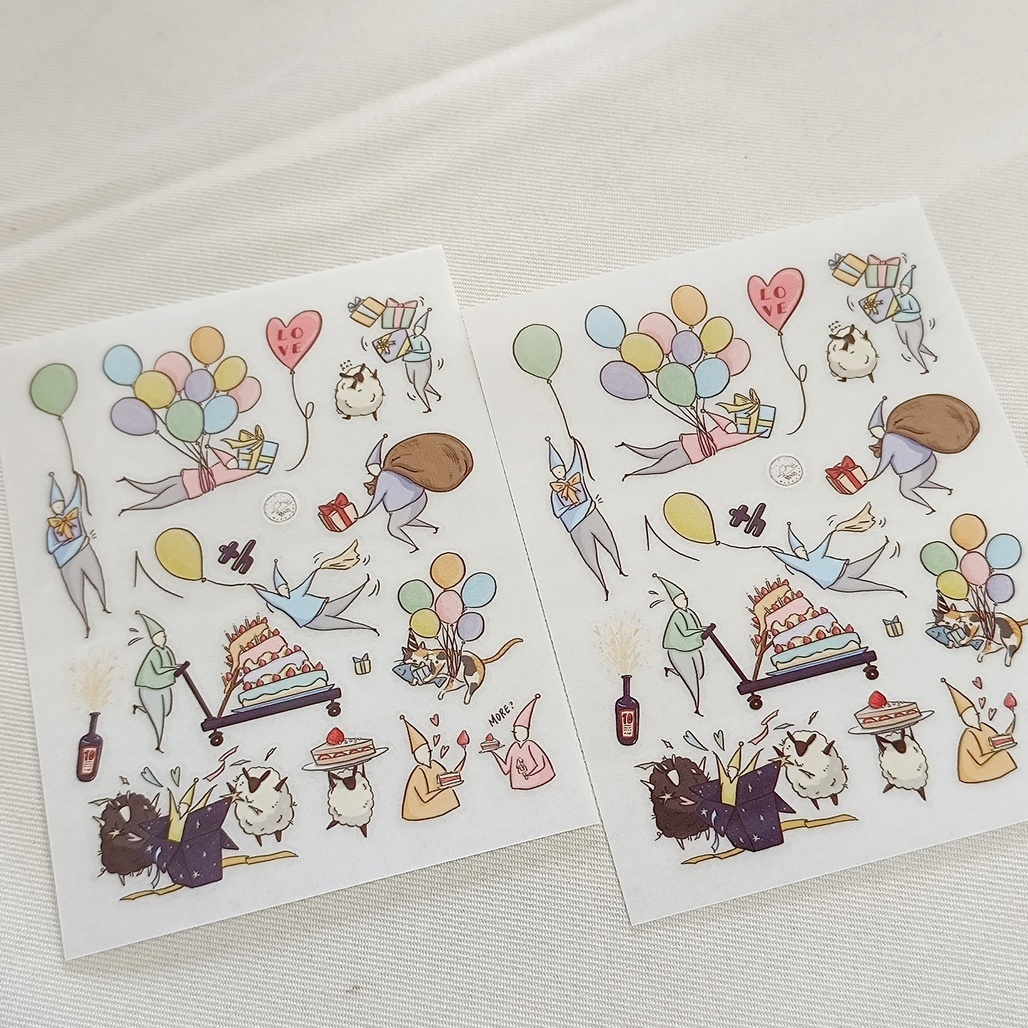 默代誌．十週年系列 轉印貼紙