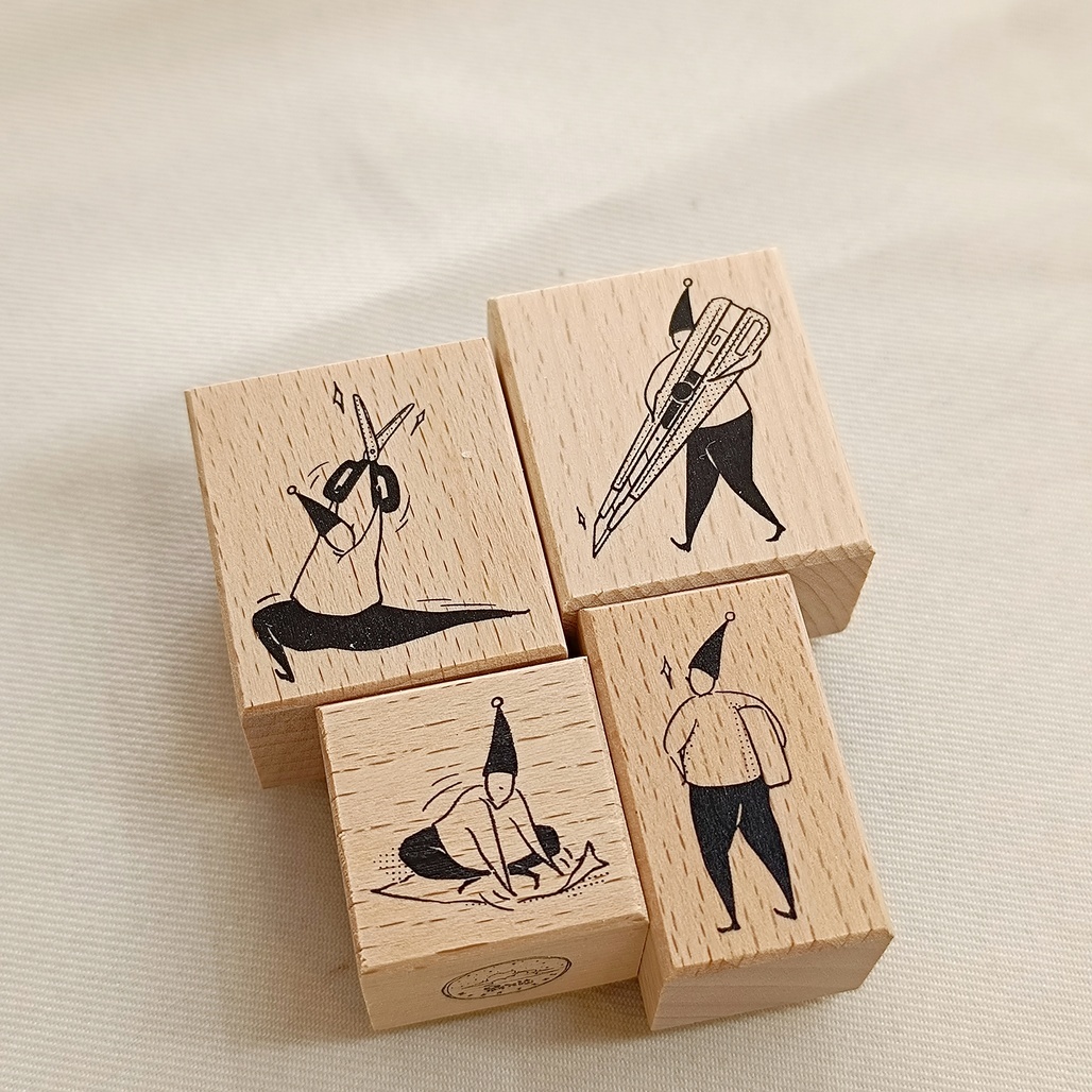 默代誌．文具小精靈系列印章 共四款