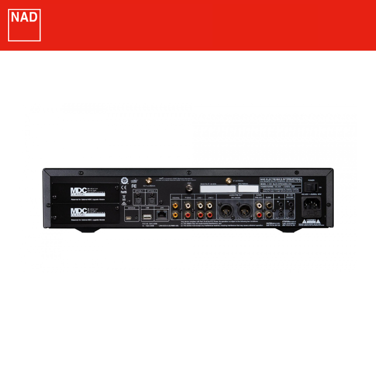 NAD C 658 BluOS 串流 DAC 前級