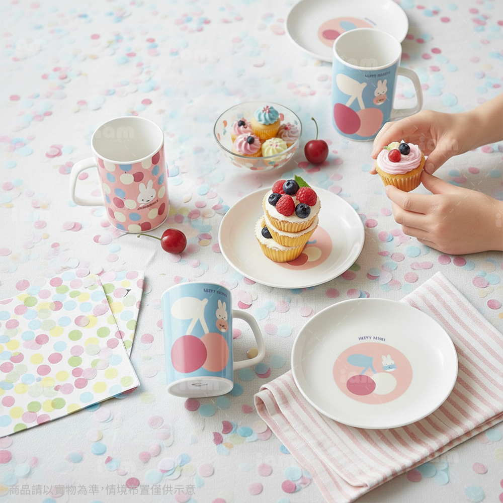 MIFFYx日本金正陶器】甜蜜櫻桃餐具系列