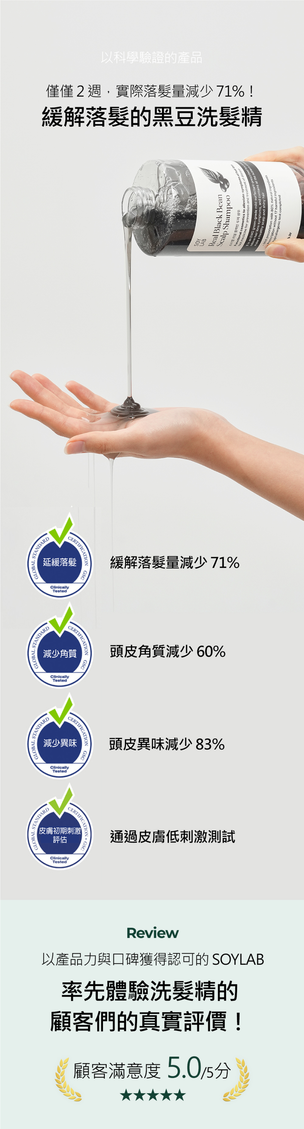 韓國頭皮保養 SOYLAB 黑豆洗髮精