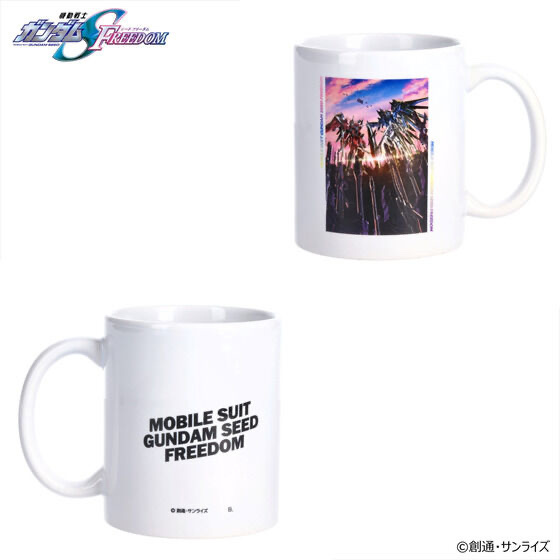 244366 Pbandai 預訂 2026/2月 機動戦士ガンダムSEED FREEDOM メカビジュアル マグカップ