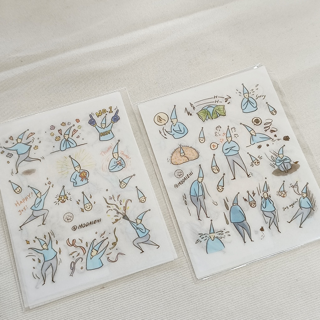 默代誌．好心情/壞心情 轉印貼紙