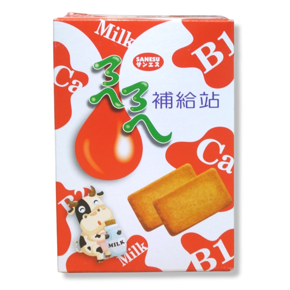 (箱購) ㄋㄟㄋㄟ補給站 _原味牛奶營養餅_76g x 12盒