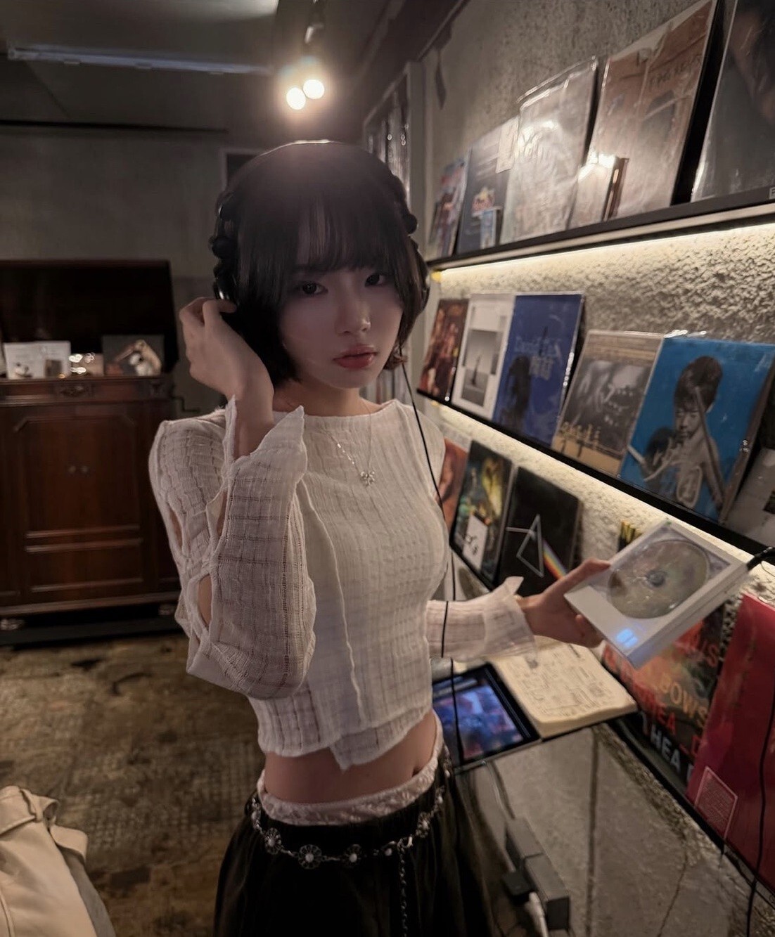 SIMON MADE GC-2514 鬆餅格 甜辣 輕盈 薄長袖