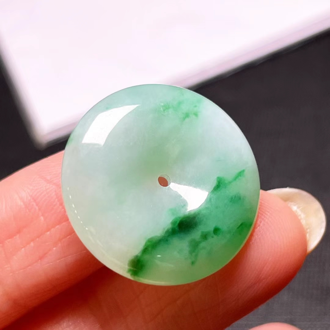 1229410 翡翠平安扣吊墜 (21.3mm直徑)