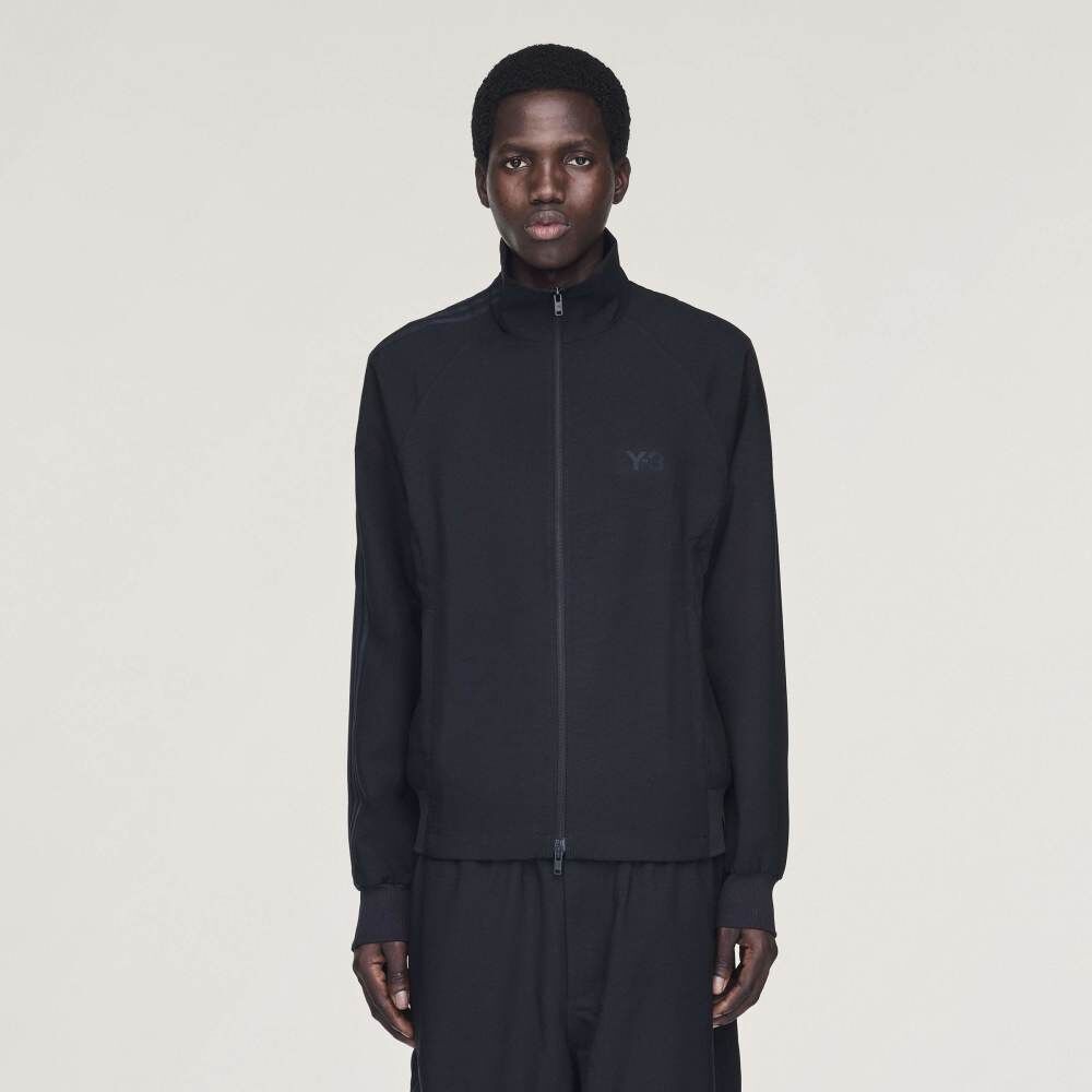 【 Y-3 SPORT UNIFORM TRACK TOP 立領運動外套 - 黑 】