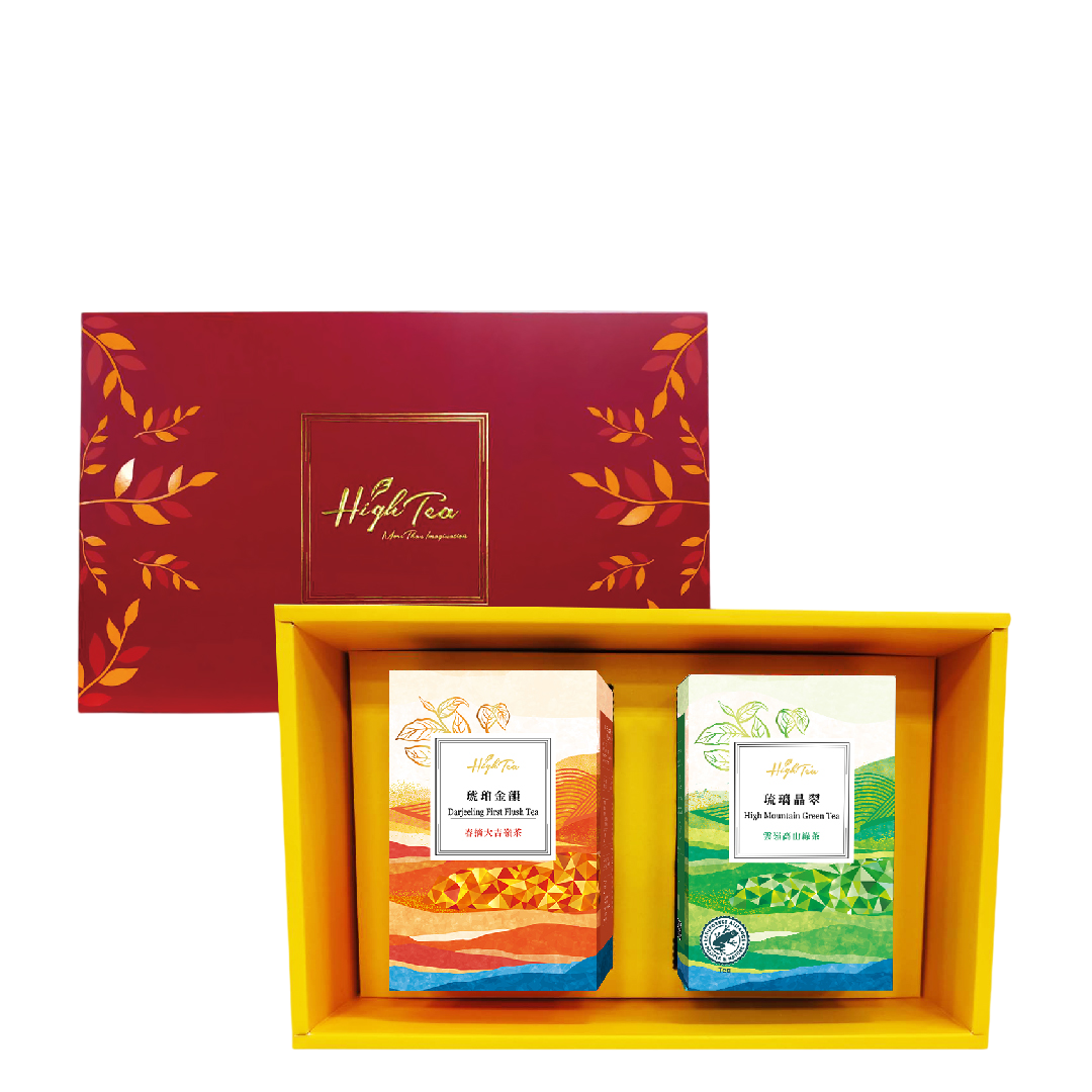 【莊園茶禮盒】琥珀金韻｜琉璃晶翠