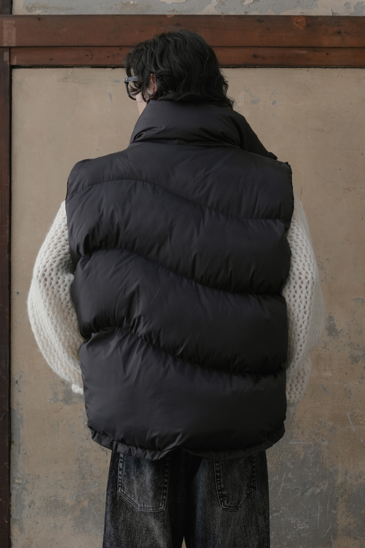 Wave Zip Padded Vest #背心
