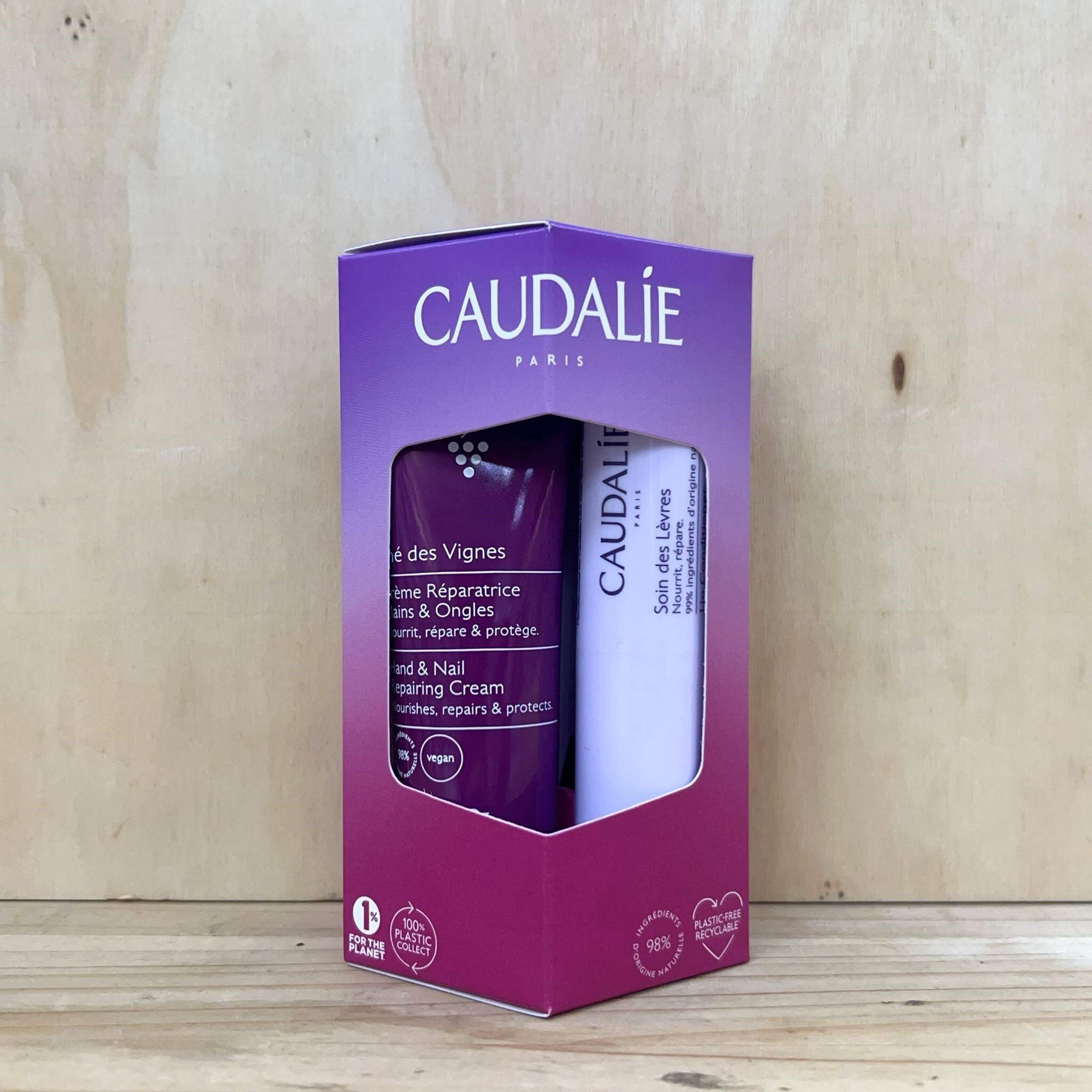 CAUDALIE 白麝香滋潤護手霜潤唇膏套裝