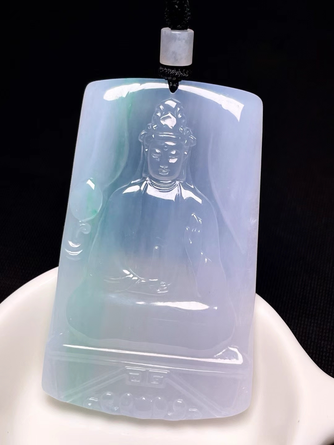 翡翠觀音吊墜,天然翡翠A玉, 緬甸玉, Jade, Jadeite