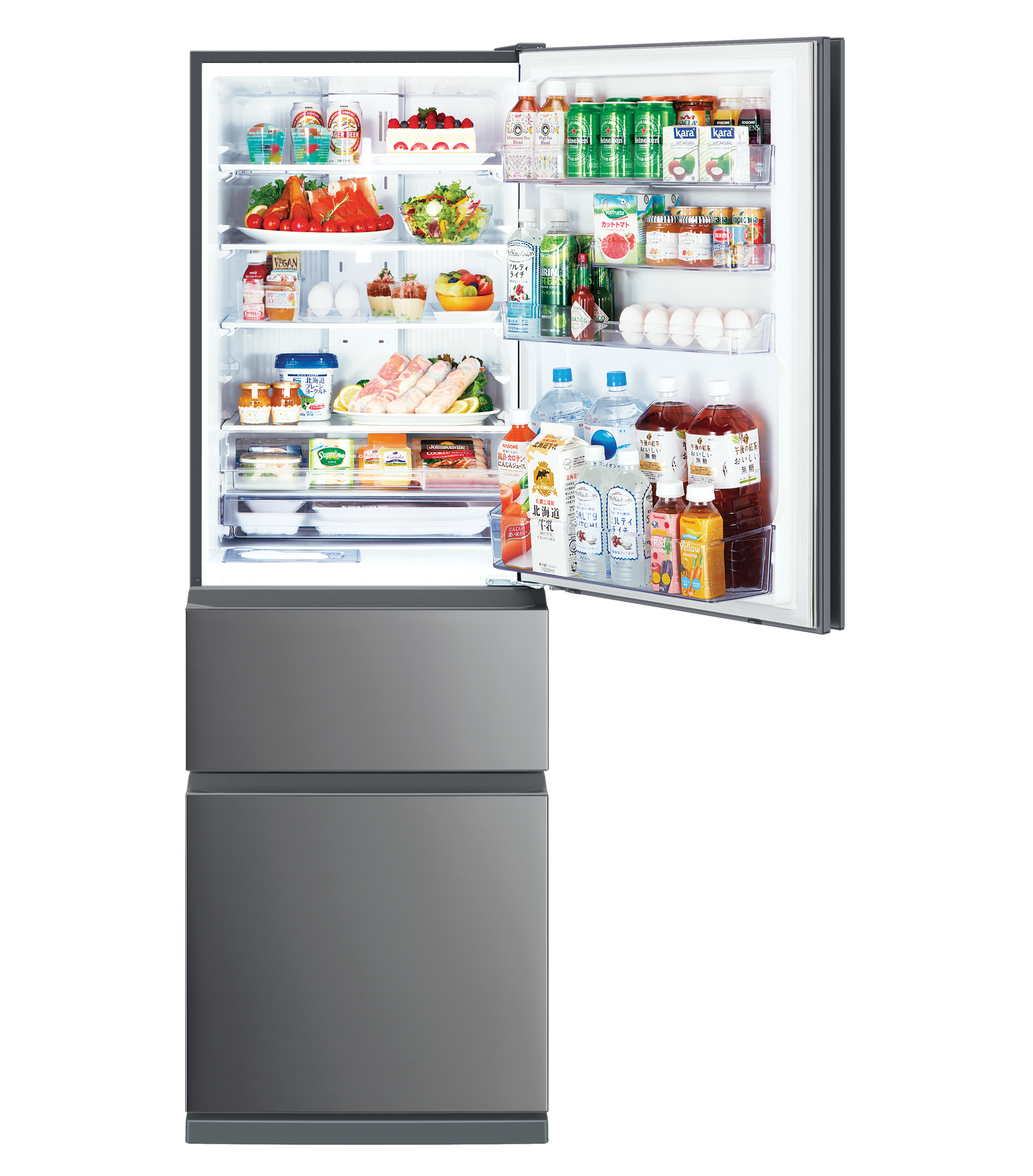 💥New💥 三菱電機 Mitsubishi Electric   MR-CX36EY‧變頻三門雪櫃‧自動製冰‧363公升‧香港行貨,原廠5年全機,10年壓縮機保養‧