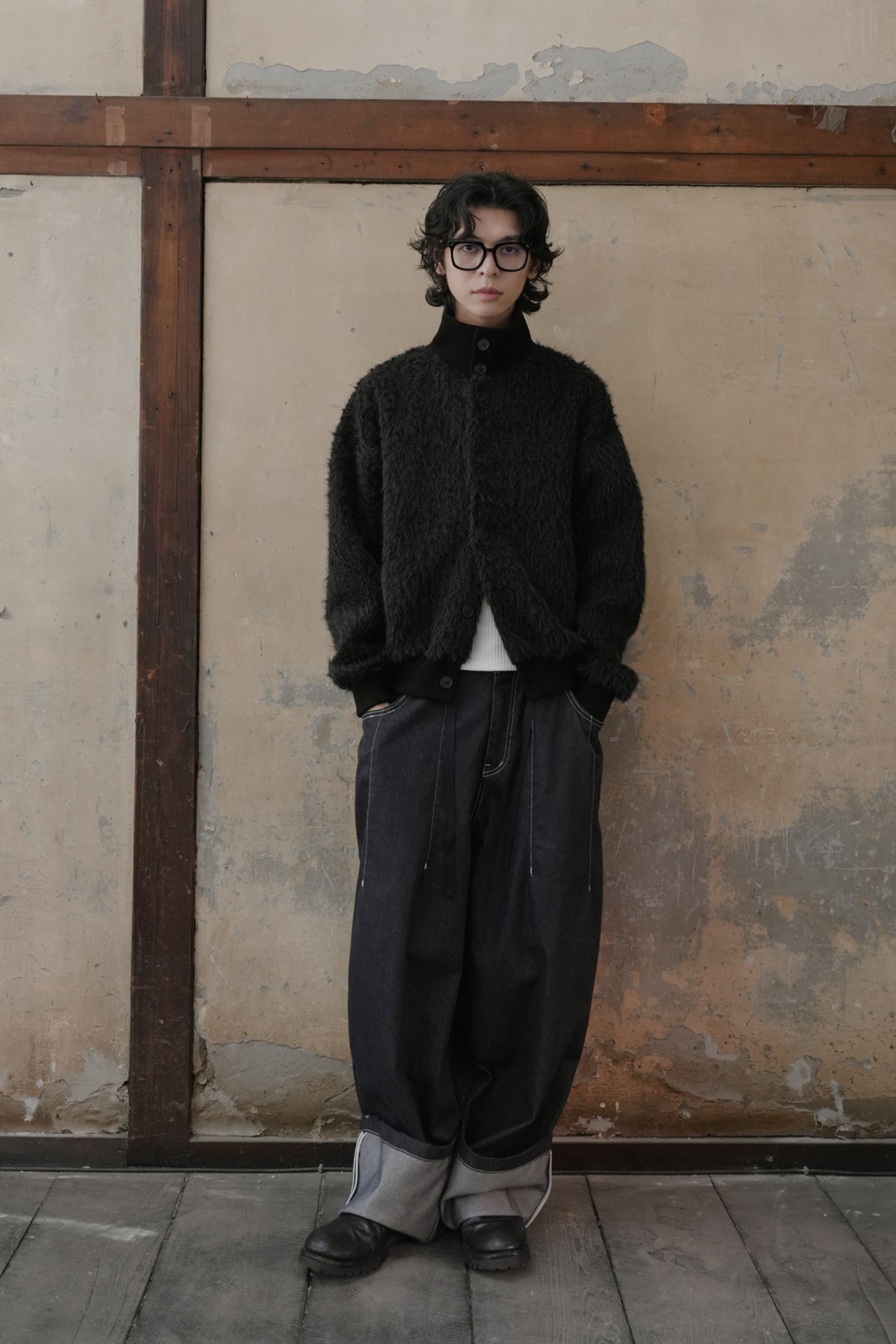 Winter High Neck Cardigan #罩衫