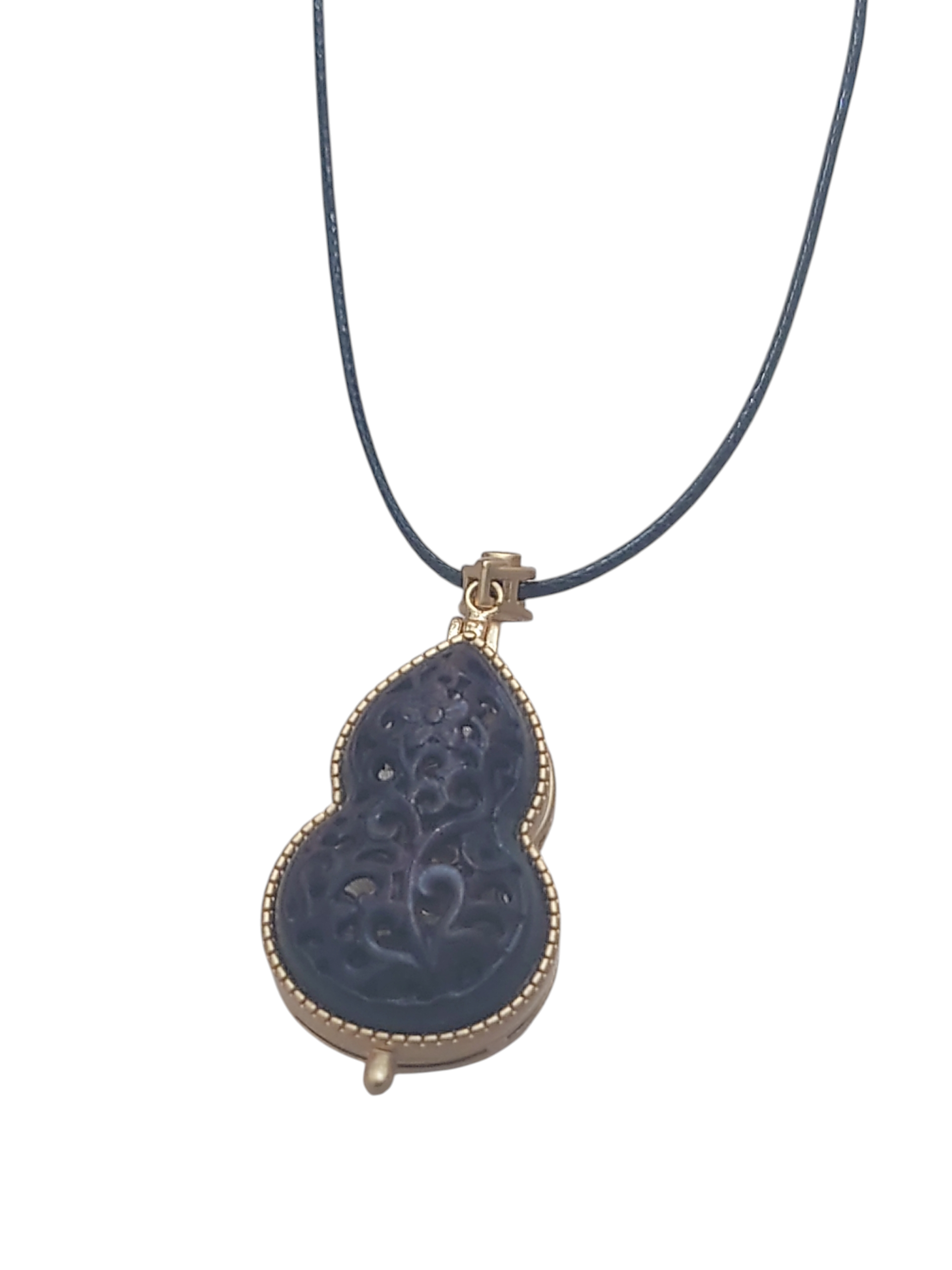 A19 黑檀木化病葫蘆吊墜 (可經師傅開光)