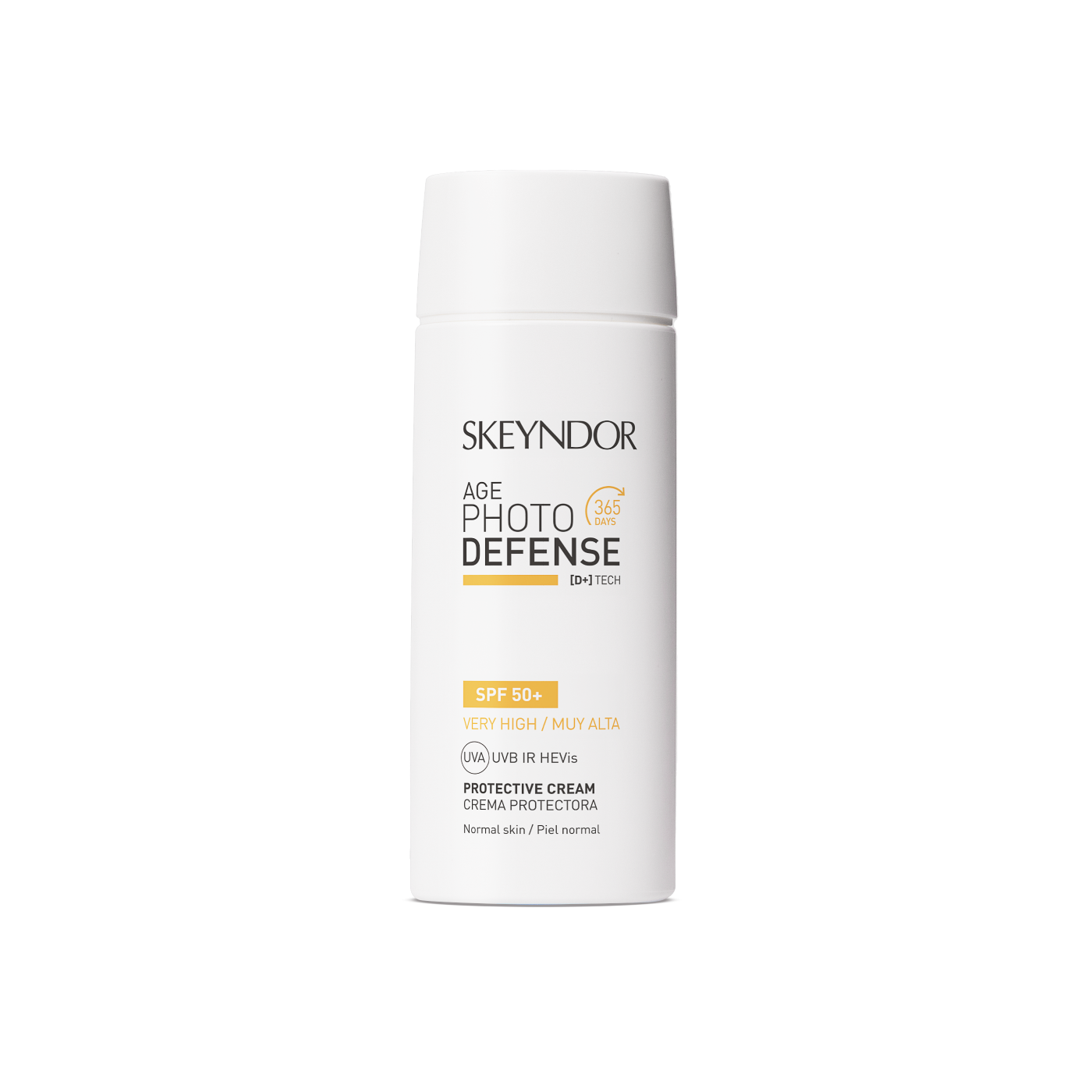 SKEYNDOR 全防護輕感防曬乳 SPF50+ 75ML ｜AGE PHOTO DEFENSE [D+]TECH｜冬季滑雪必備