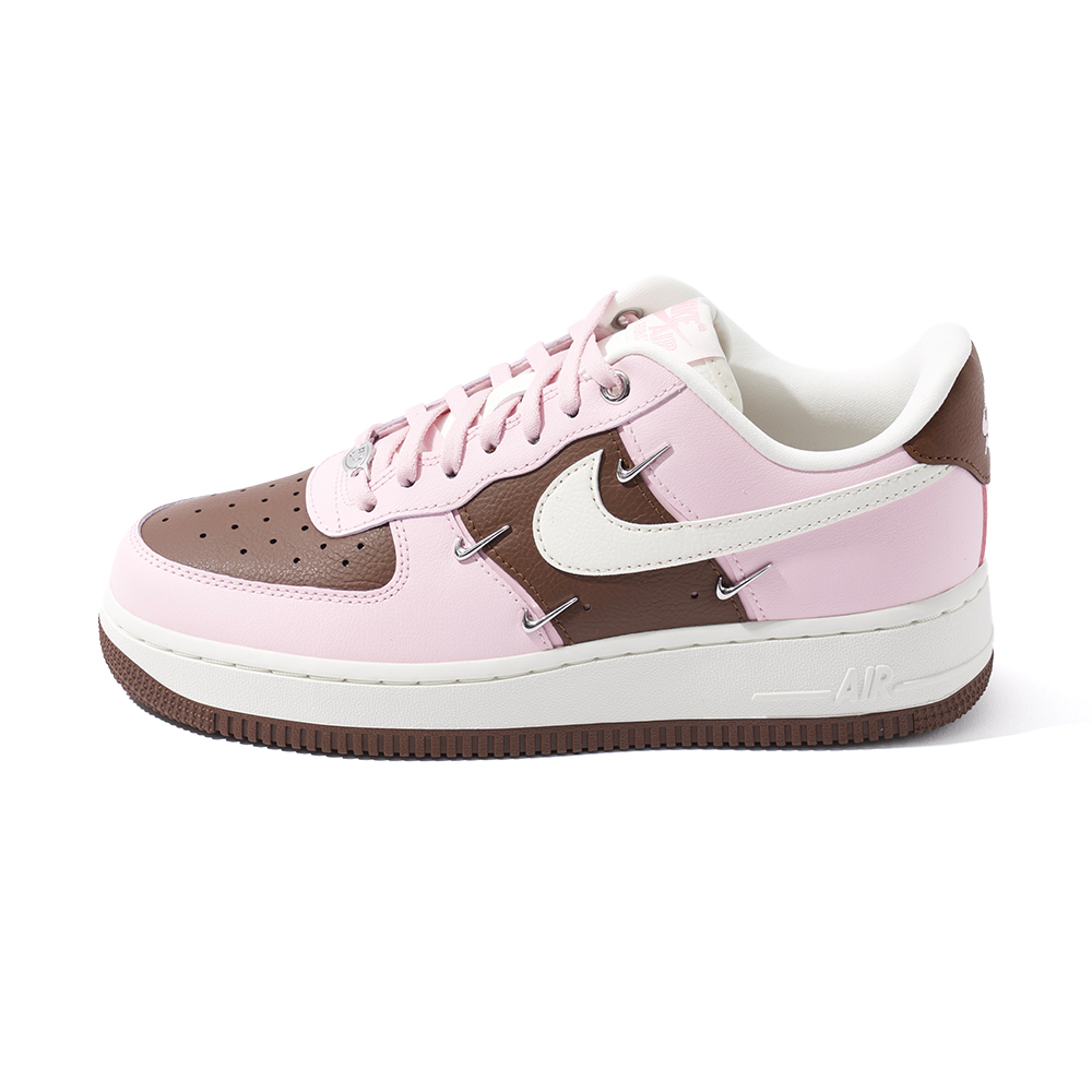 Nike Air Force 1'07 LX 女鞋 粉棕色 AF1 透氣 小銀鉤 運動 休閒鞋 IO7595-211