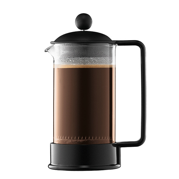 【最後出清】bodum brazil 3杯法式濾壓壺 黑 0.35公升 BD1543-01