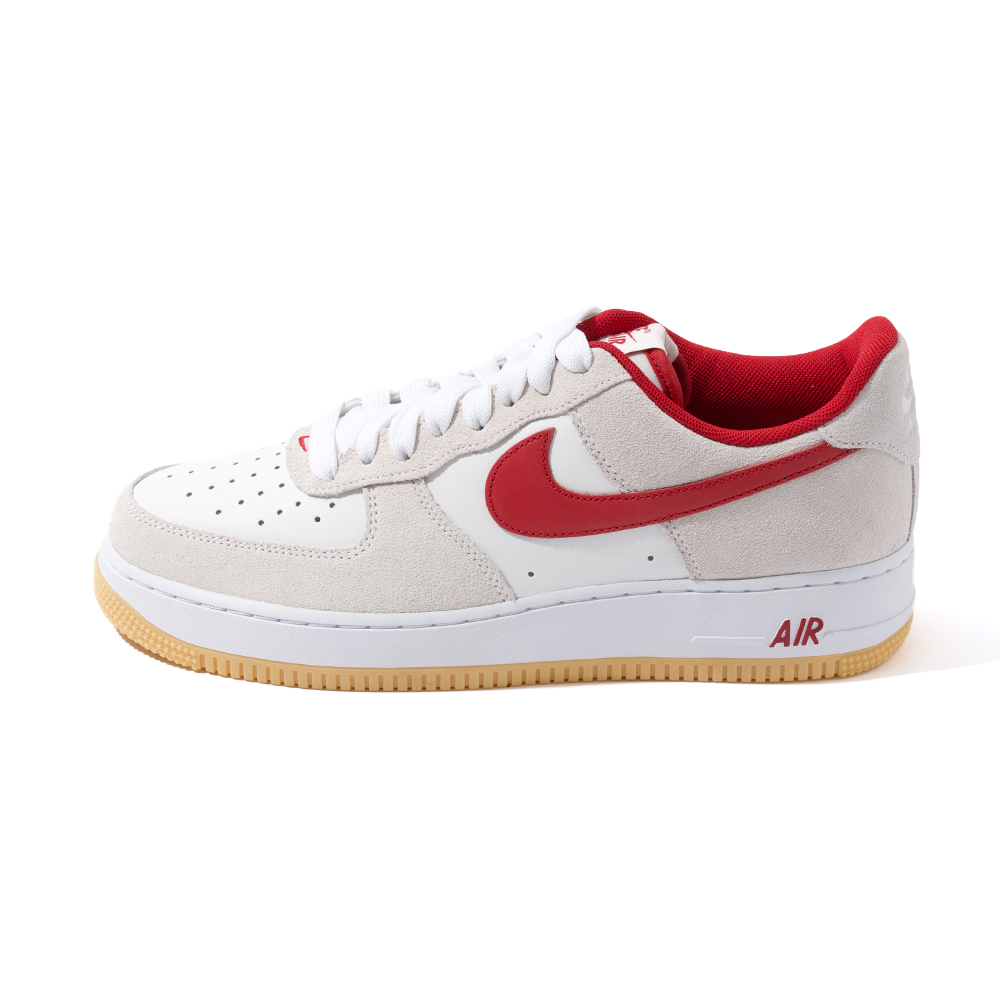 Nike Air Force 1'07 女鞋 米紅色 AF1 透氣 豹紋 運動 皮革 休閒鞋 IM7510-262