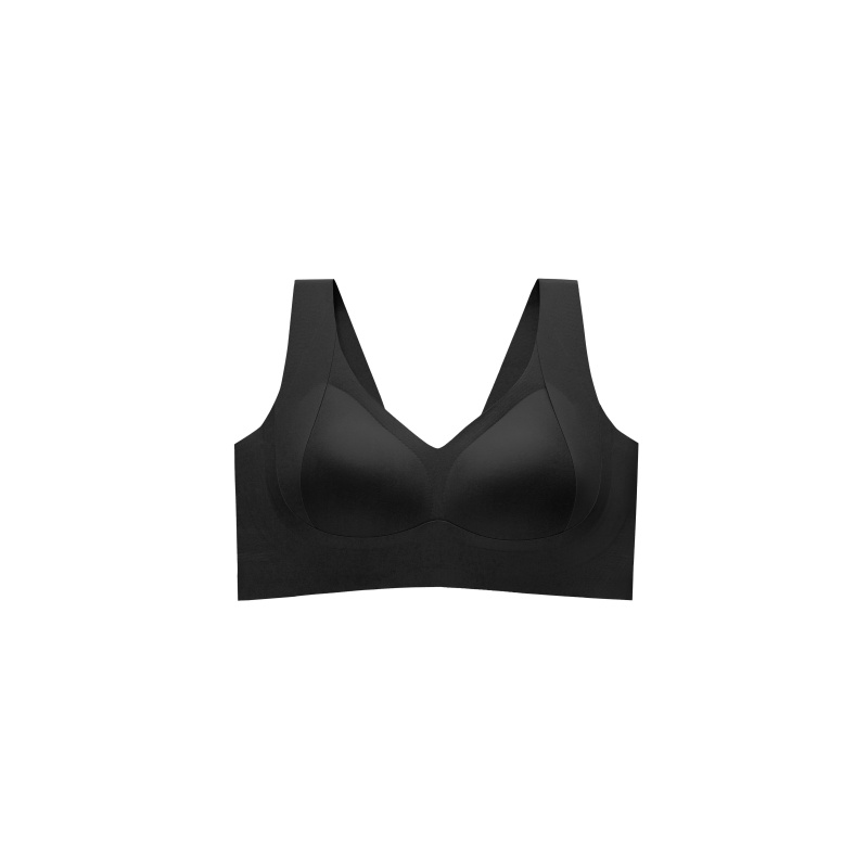 INN-CCG0108-033 XXL【SUPPORT PLUS】無鋼圈雙重提拉無痕內衣 Black Beauty 氣質黑 (A33) (S-4XL)