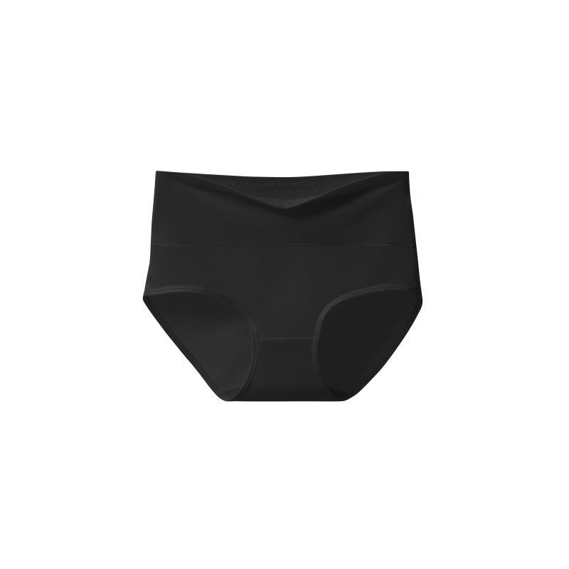 INN-CCG0108-051 【好•收腹】中高腰收腹莫代爾棉抗菌三角褲 Black 黑色 (A51) (M-4XL)