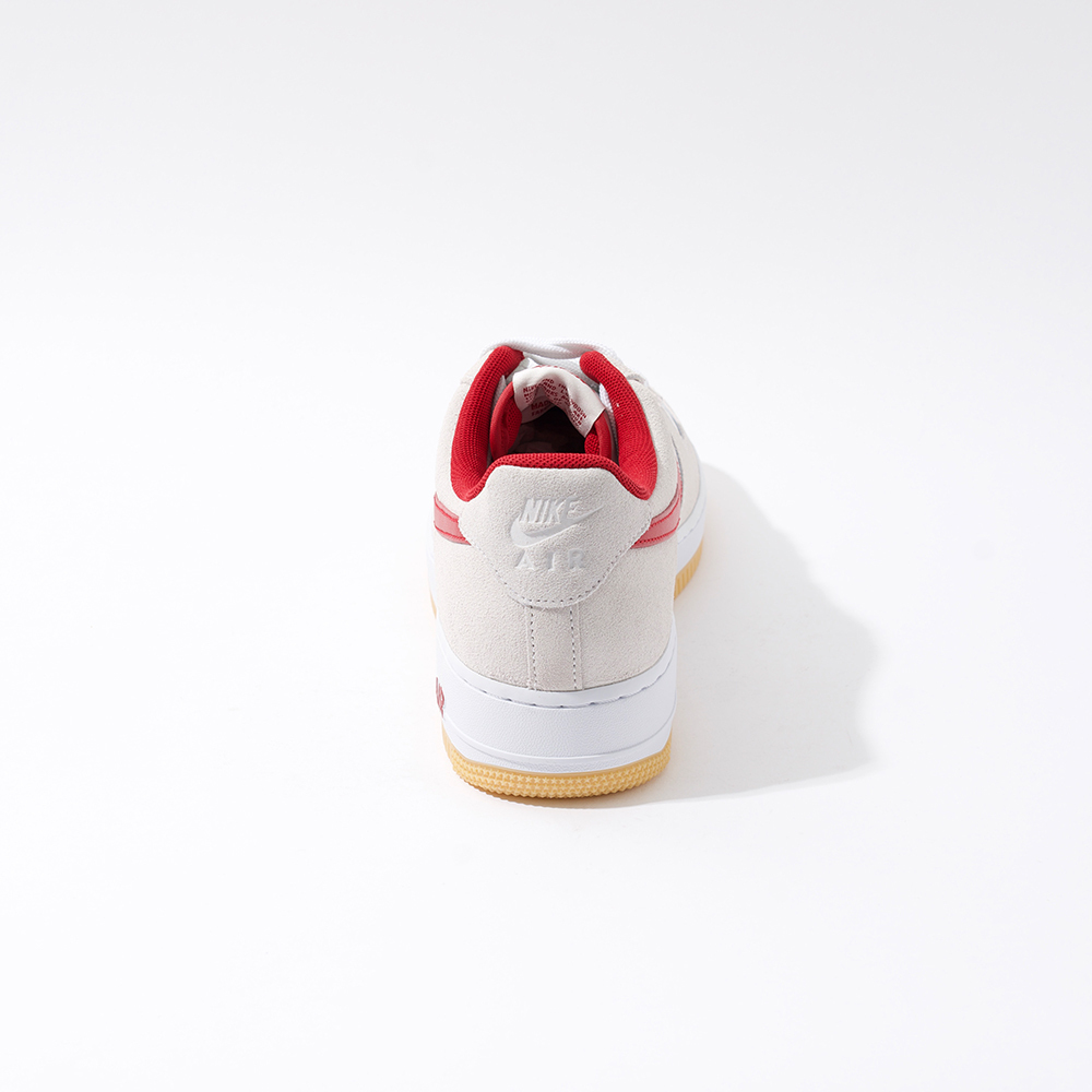 Nike Air Force 1'07 LV8 男鞋 卡其紅色 復古 麂皮 AF1 休閒鞋 IB6388-101