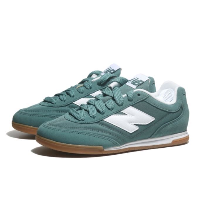 NEW BALANCE 休閒鞋 RC42 孔雀綠 麂皮 復古 德訓鞋 女 URC42DE