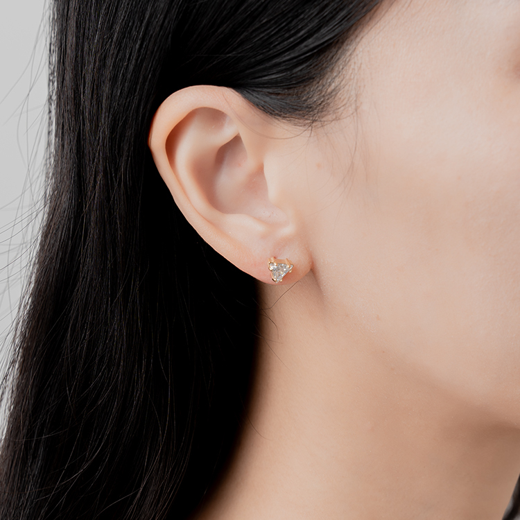 miramira微光｜三角鑽耳環D5672-金87513