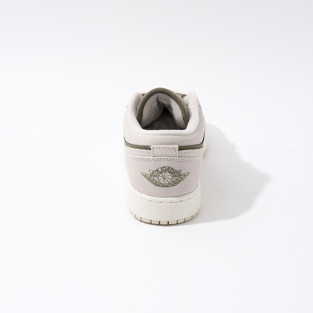 Nike Air Jordan 1 Low SE 大童 米綠色 麂皮 喬丹 AJ1 低筒 休閒鞋 HV4396201