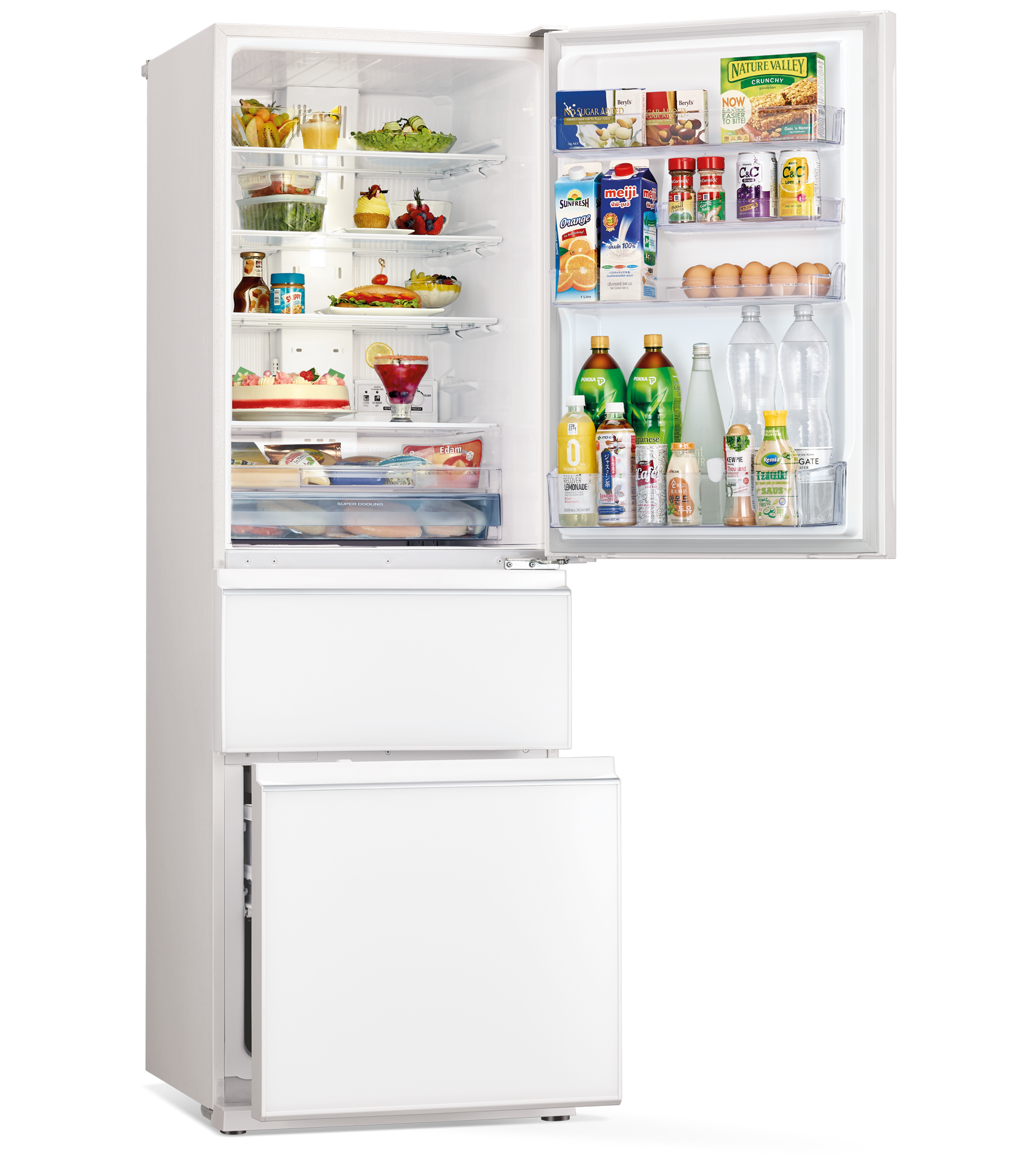 💥New💥 三菱電機 Mitsubishi Electric   MR-CGX36EY‧變頻三門雪櫃‧自動製冰‧363公升‧香港行貨,原廠5年全機,10年壓縮機保養‧