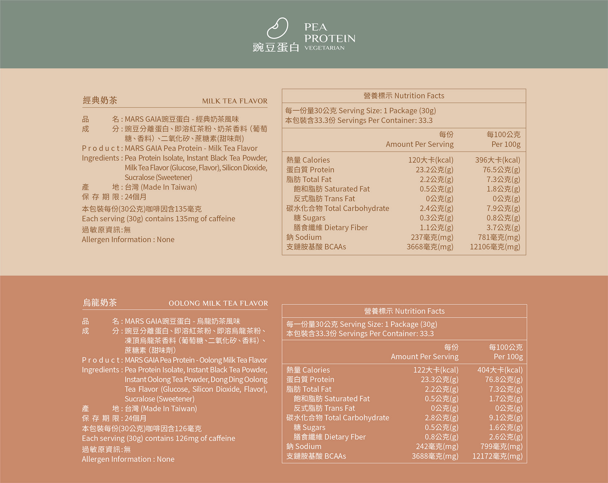 MARS VEGAN 豌豆蛋白 PEA PROTEIN ISOLATE