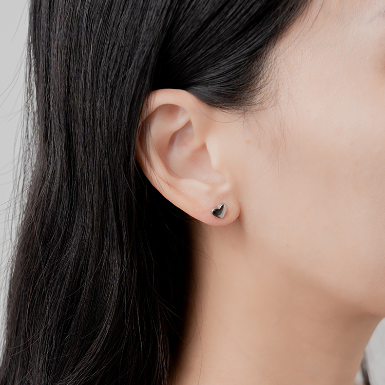 miramira純映｜簡約愛心耳環D5460-銀69445