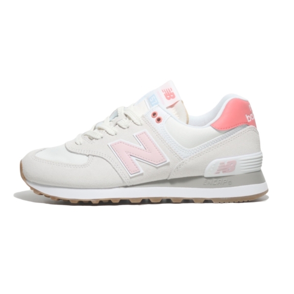 NEW BALANCE 休閒鞋 NB 574 米白粉 復古 運動鞋 女 WL574IPK