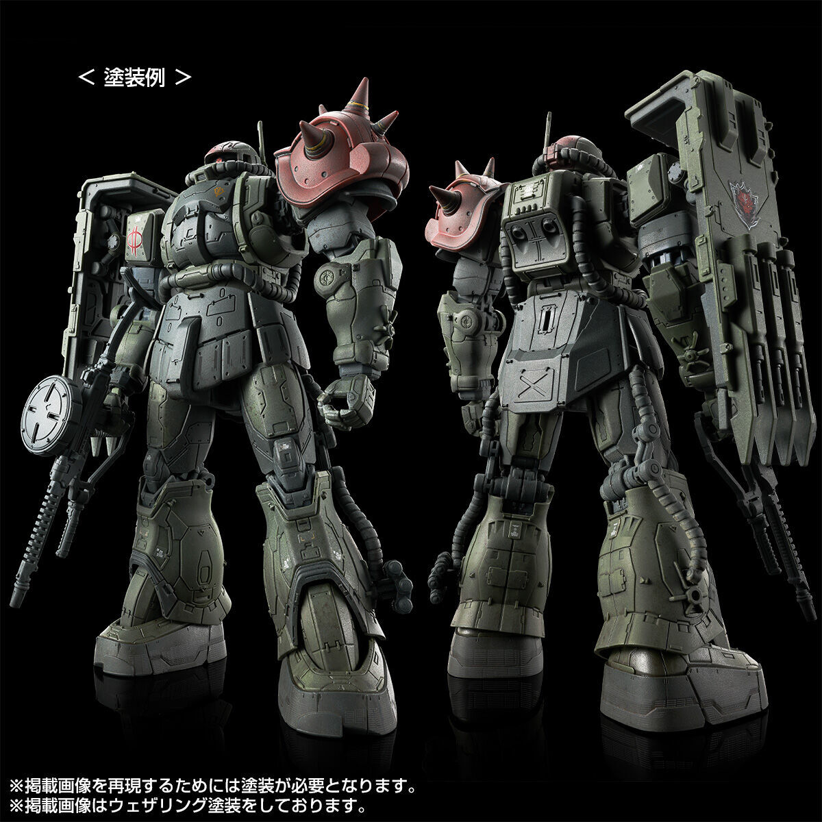 HG 1/144 ZAKU Ⅱ F TYPE CHUBS & KALE + ZAKUⅡ (UNIDENTIFIED TYPE) SOLARI CUSTOM PARTS SET  (RFV)