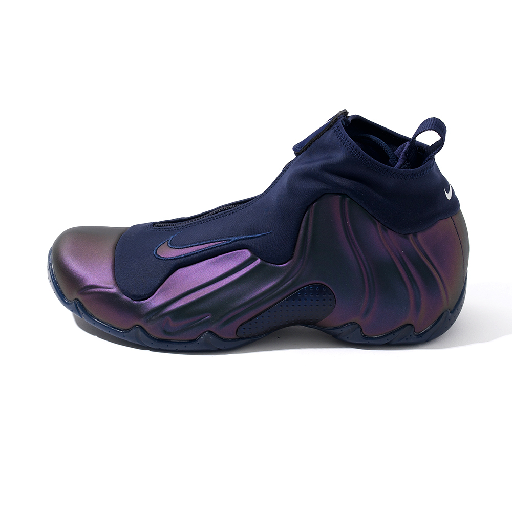 Nike Air Flightposite Qs 男鞋 藍色 Kidd 基德 拉鍊 太空鞋 休閒鞋 HJ4481-900