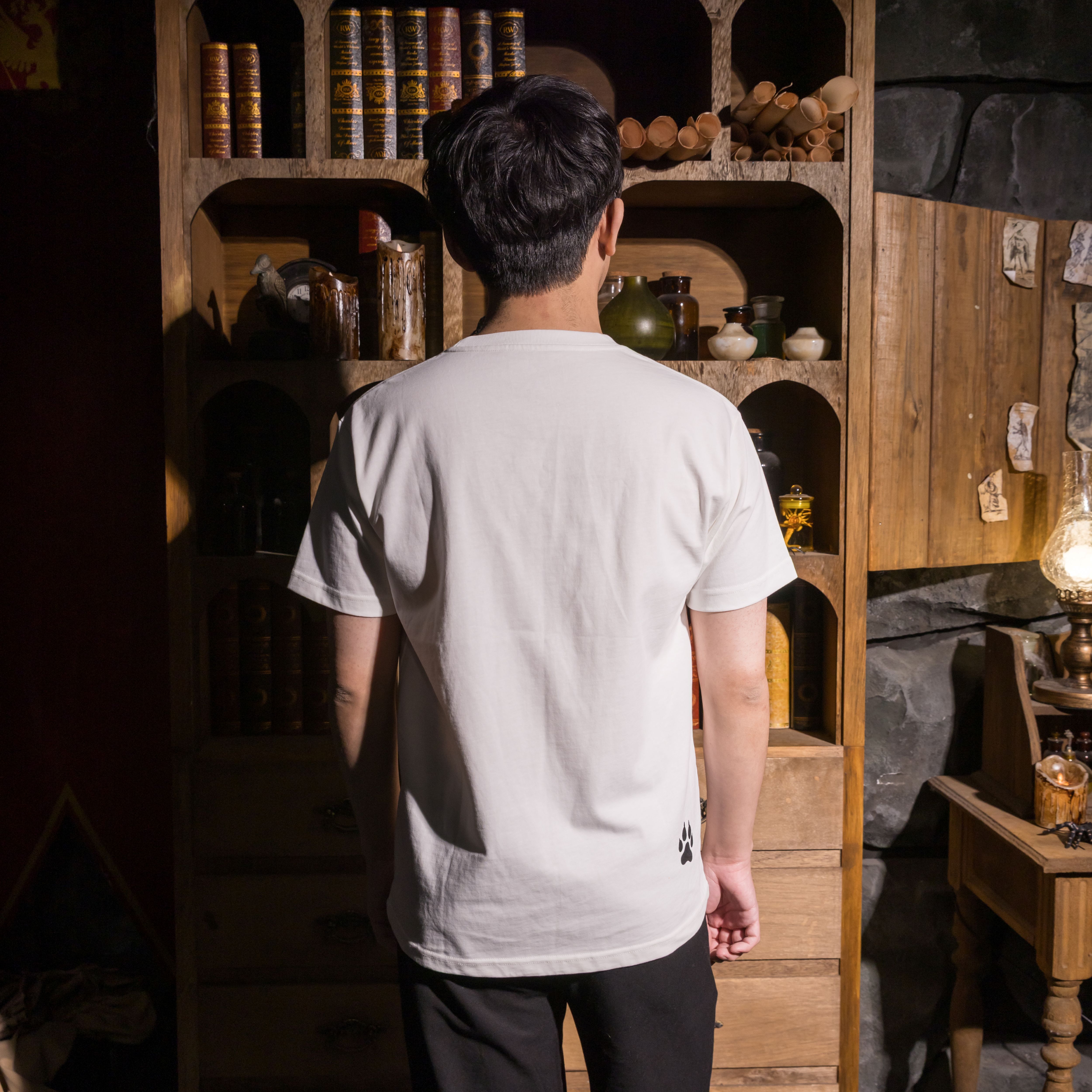 世界古文明藝術T恤｜阿奴比斯 白