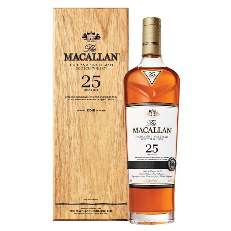Macallan 25y Sherry Oak (2018 Release) 700ml