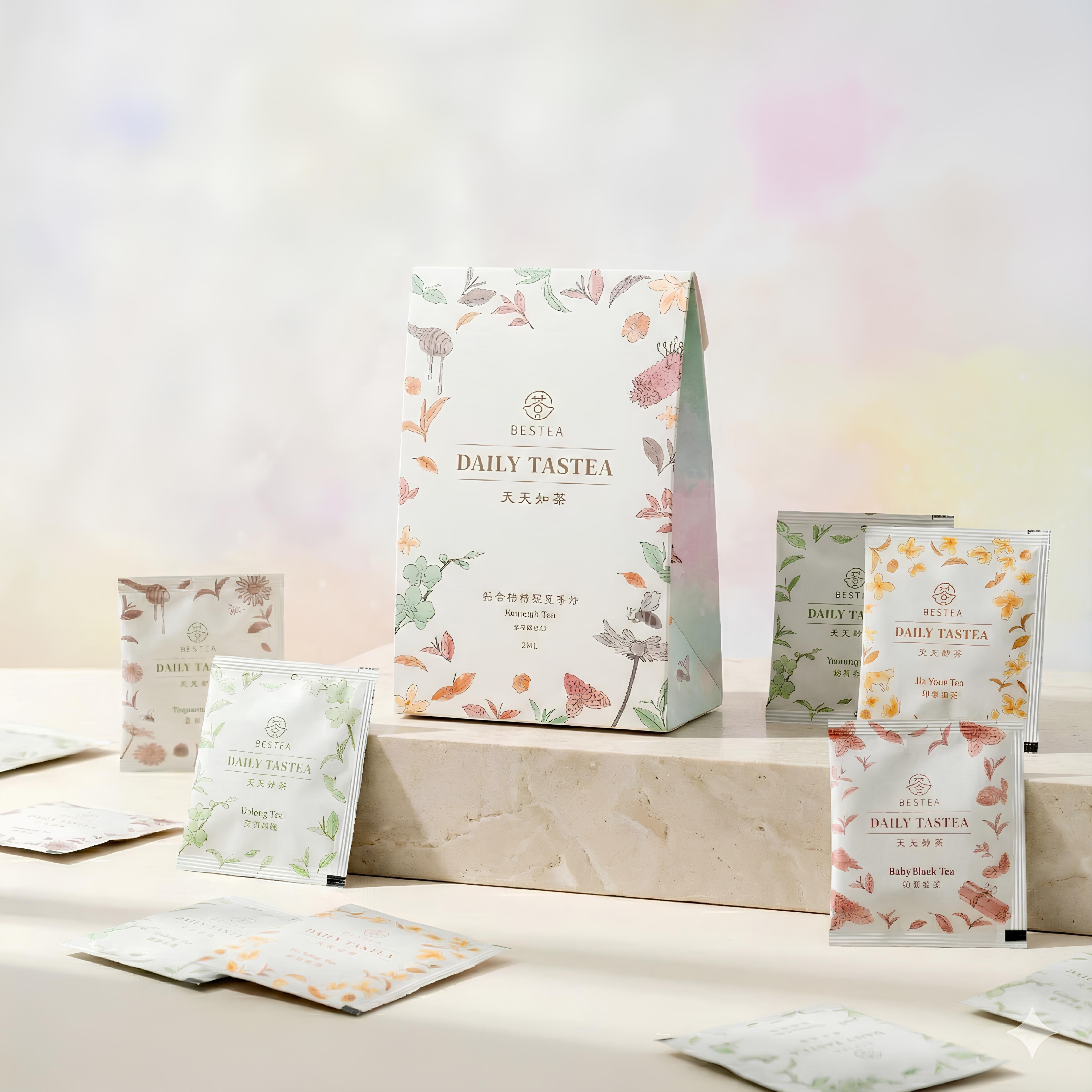 芬芳的總和｜綜合原葉茶包12入｜天天好茶