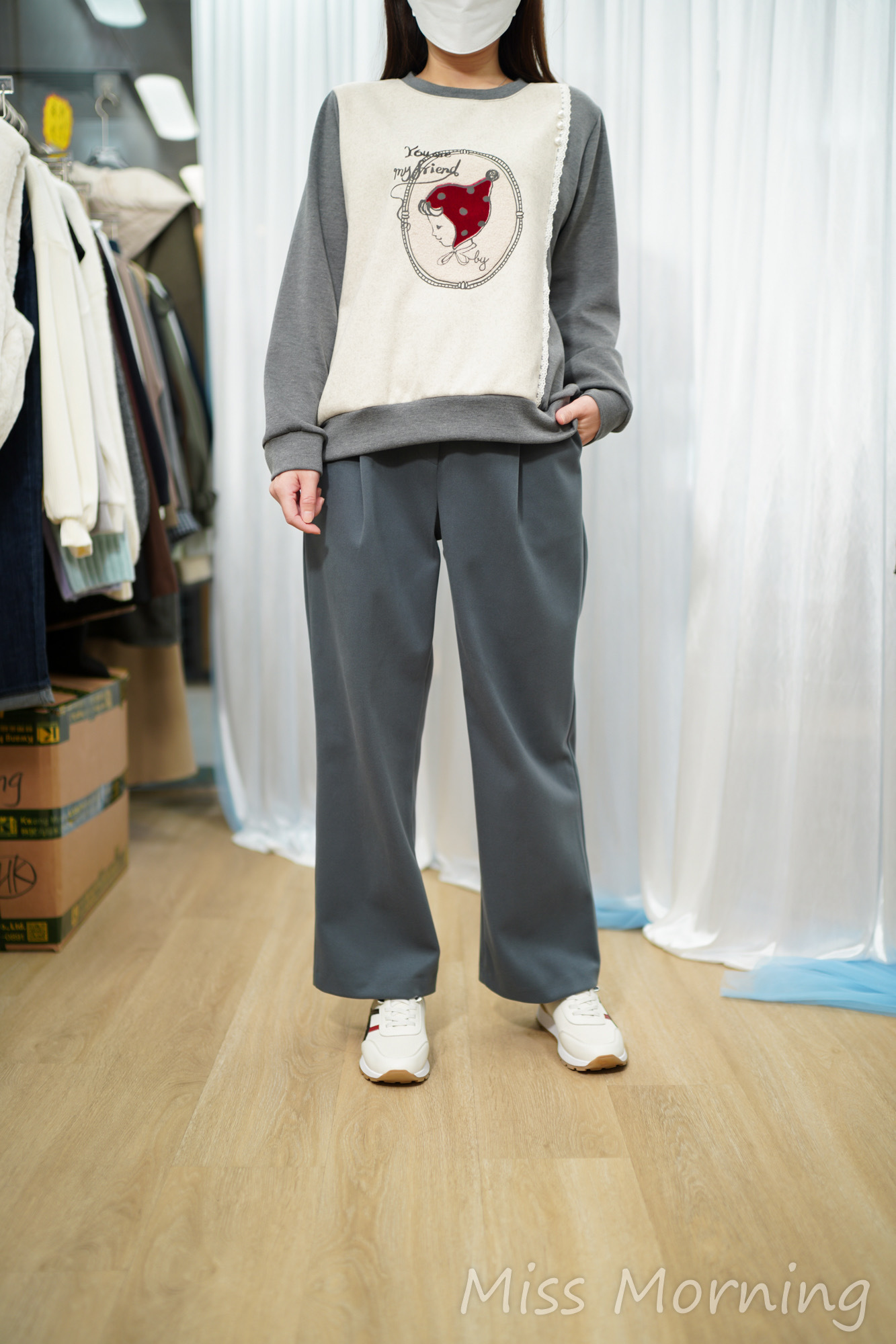 靚料靚cut顯瘦西褲(34094)