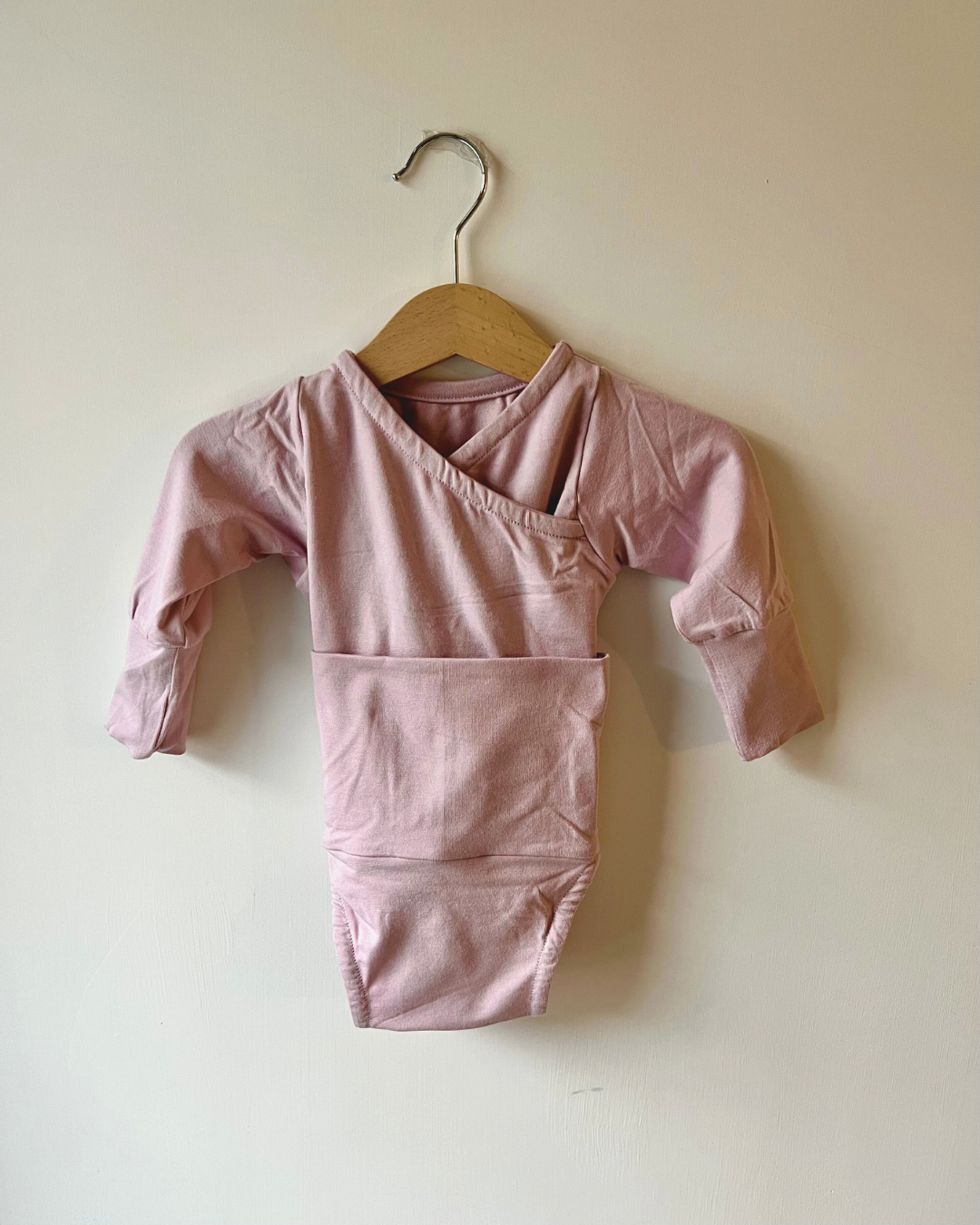 長袖-淺丁香紫-天絲TENCEL | LOOPBODY包屁衣