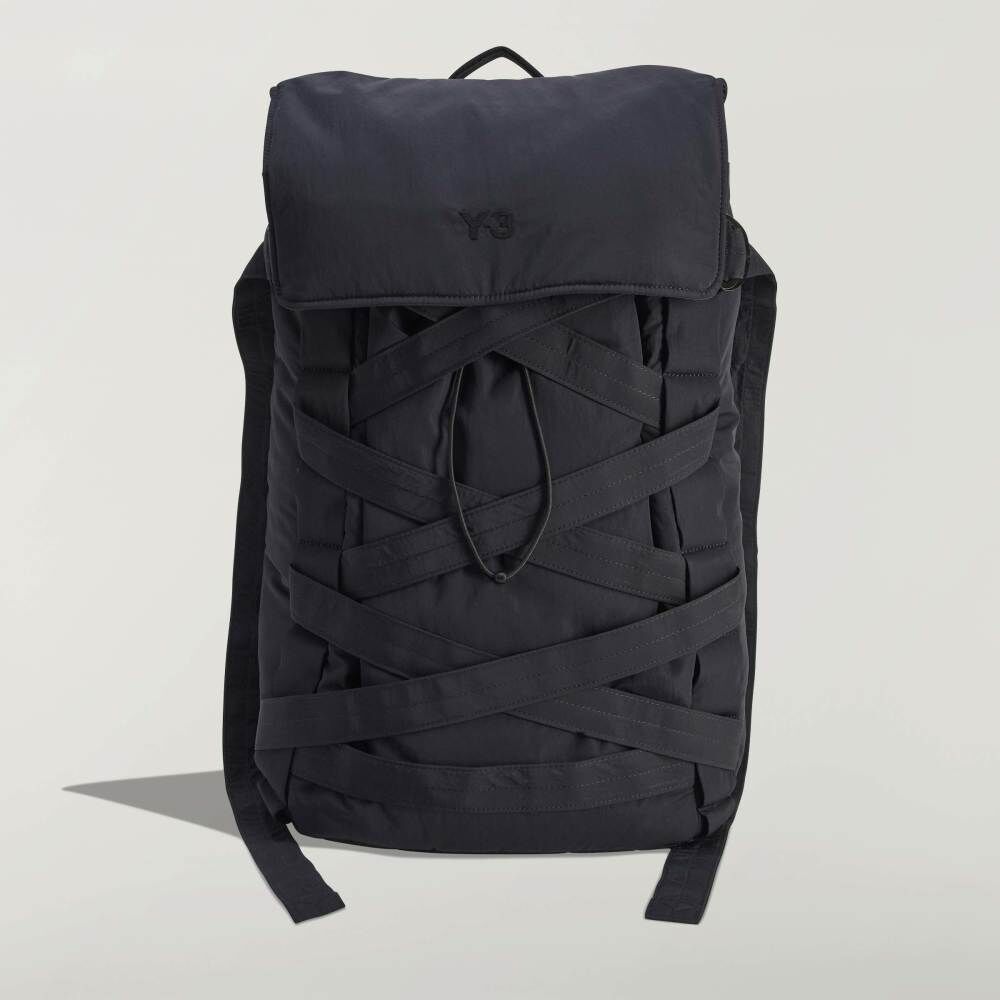 【 Y-3 CINCH BACKPACK 輕量尼龍後背包 - 黑 】