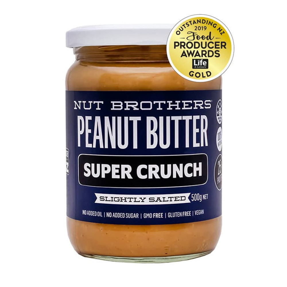 新品69折!【Nut Brothers堅果兄弟】超顆粒花生醬-海鹽(500公克) /榮獲金獎/紐西蘭原裝