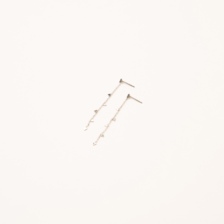 miramira心語｜碎光垂墜耳環D0827-銀60411