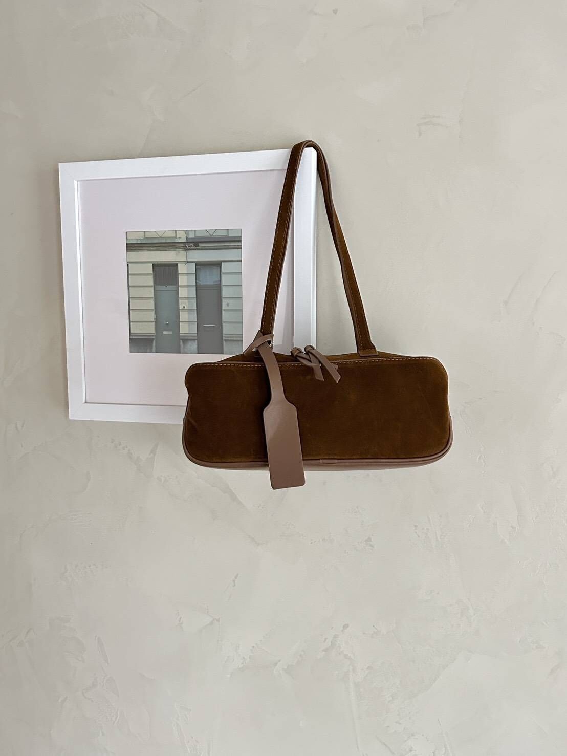 韓系麂皮絨單肩包  RS5125