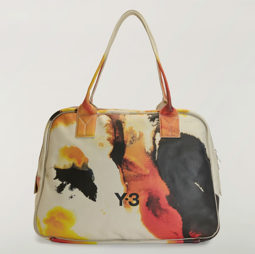 【 Y-3 LEATHER AIRLINER BAG 琥珀流光保齡球包 】