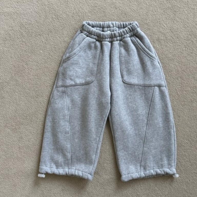 【現貨】160 EM 灰色束繩休閒褲