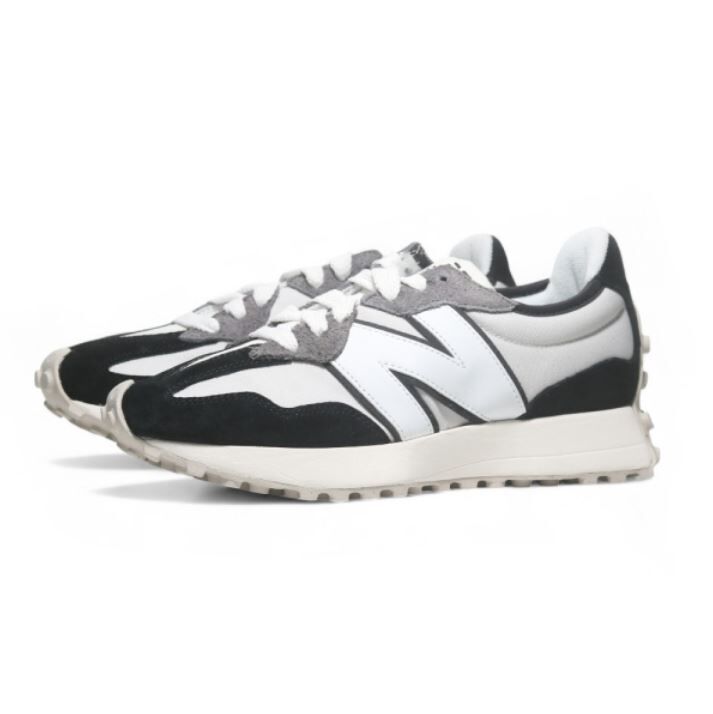 NEW BALANCE 休閒鞋 NB 327 黑白灰 麂皮 復古 男女 U327GPD