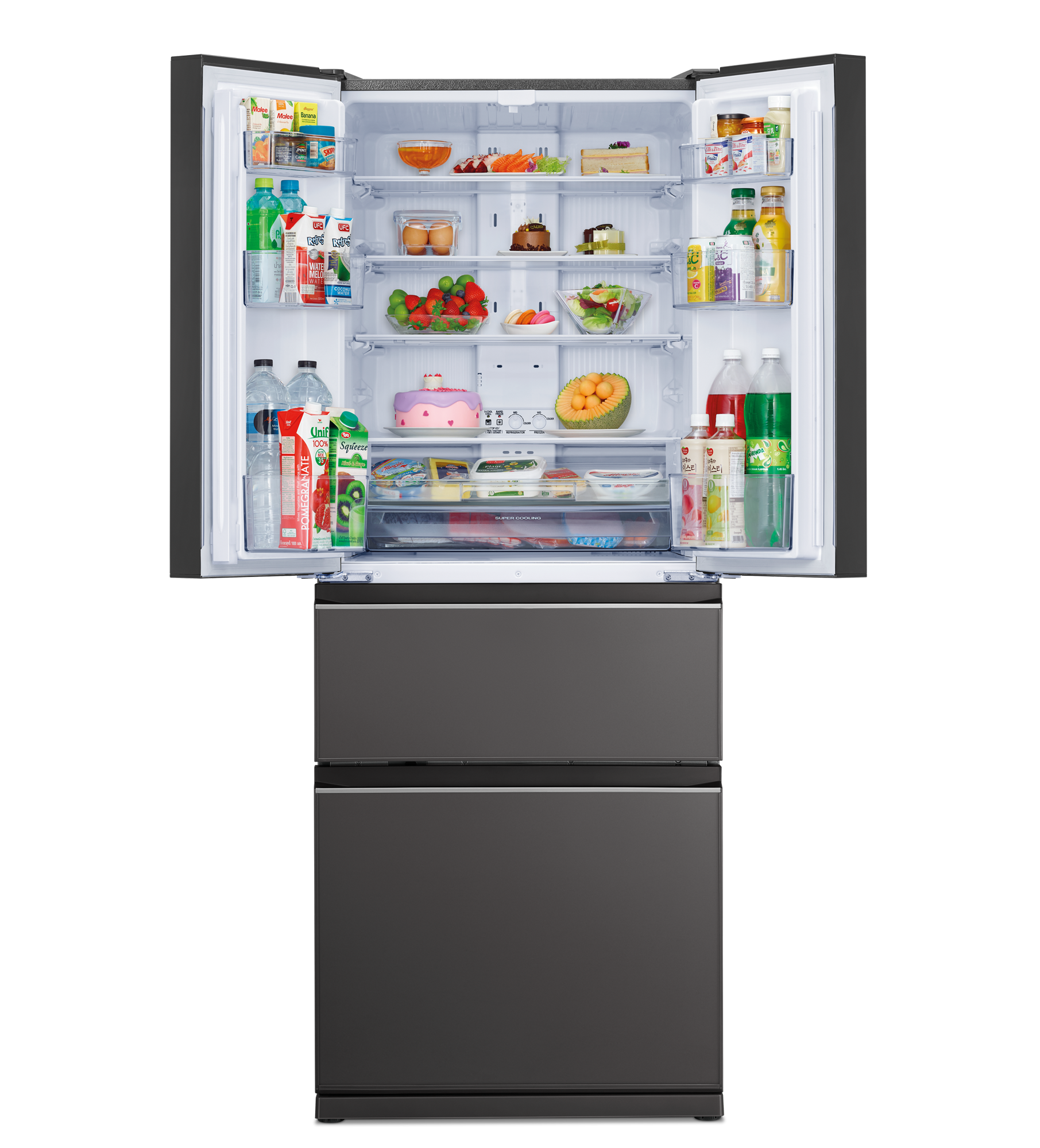 💥New💥 三菱電機 Mitsubishi Electric  MR-LX44EY‧變頻四門雪櫃‧自動製冰‧442公升‧香港行貨,原廠5年全機,10年壓縮機保養‧