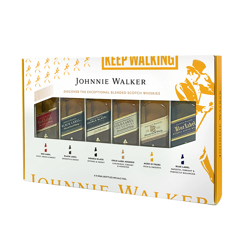JW Whisky Miniature Experience set (6 X 5cl)