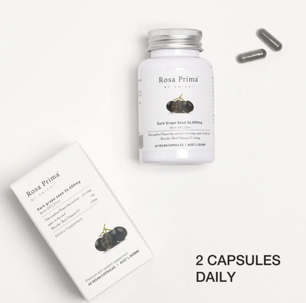 澳洲 Unichi 丹拿葡萄籽膠囊 60粒